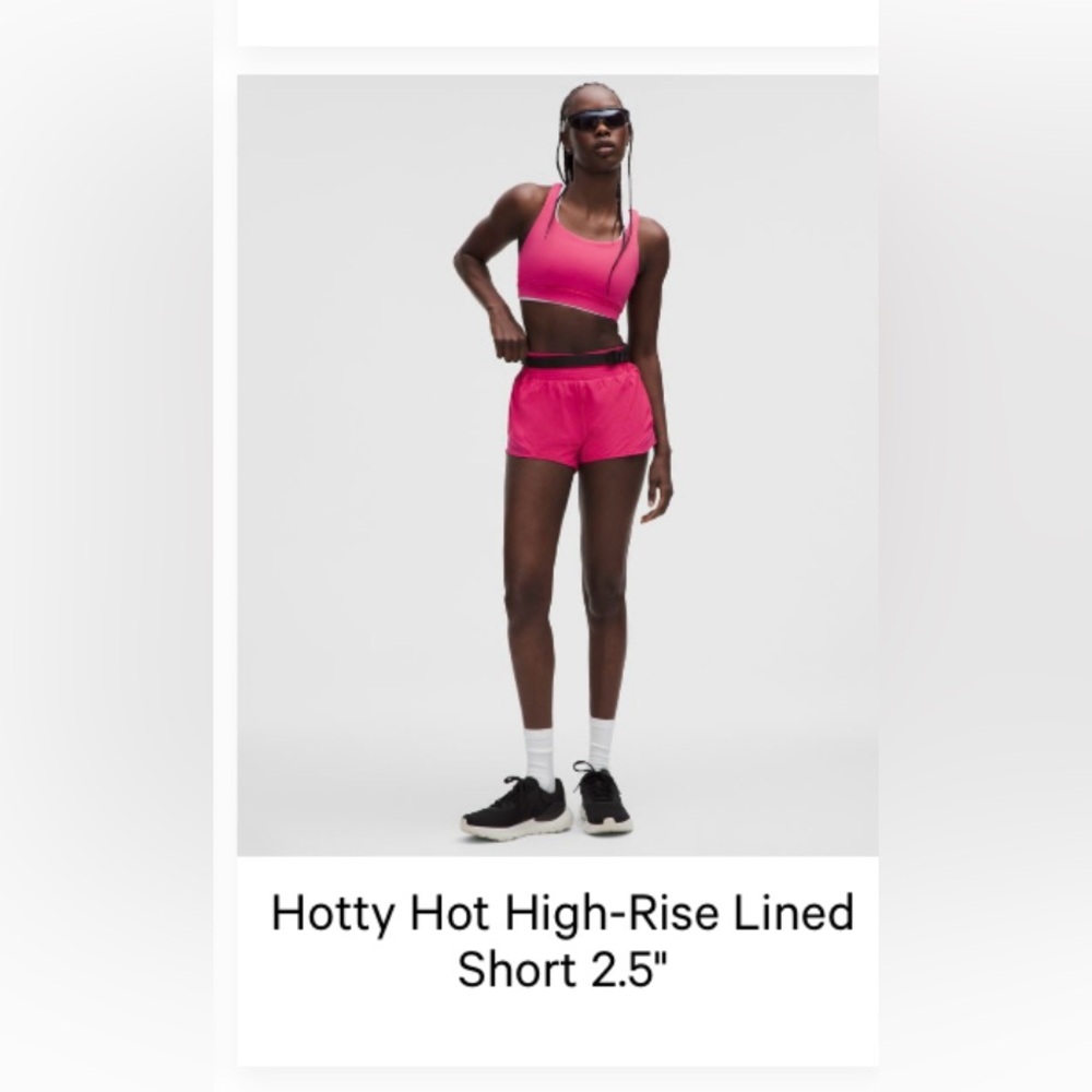 Lululemon Hotty Hot High-Rise Lined Short 2.5”